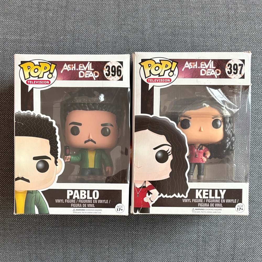 Funko Pop! Ash vs Evil Dead Pablo and Kelly Vinyl Figures